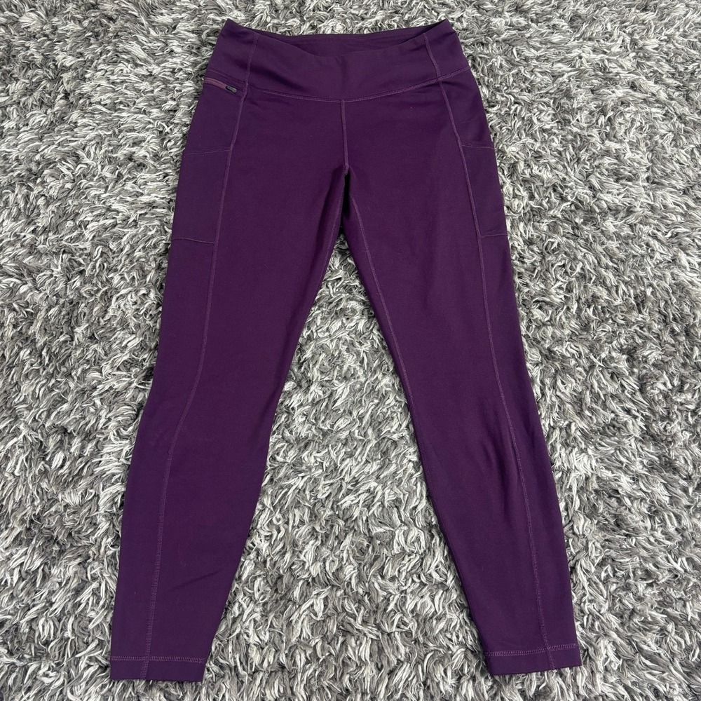 Patagonia Worn Wear Peak Mission Tights Purple Running Leggings Womens Large